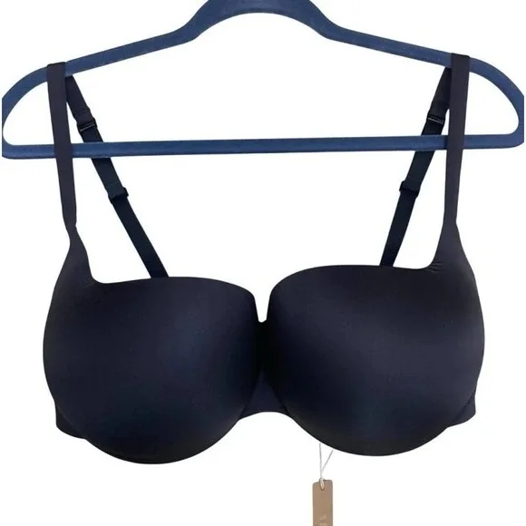 NWT Skims Black Ultimate Push Up Balconette Bra 36 DD Onyx - Picture 9 of 15